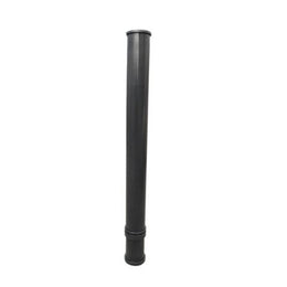 Poteau à mémoire de forme anthracite tête plate Ø 114 mm - 1 000 mm, à sceller
