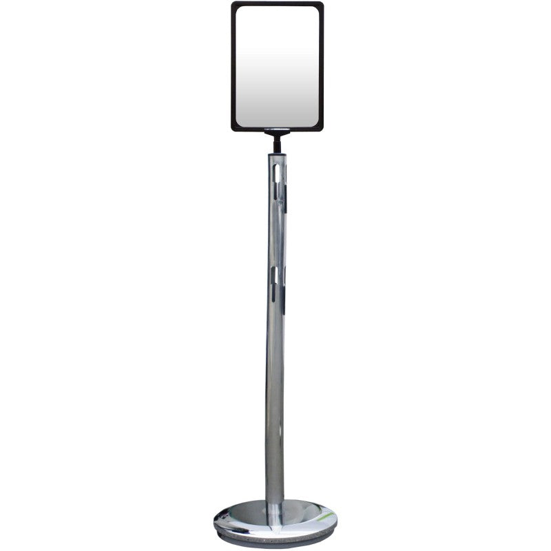 Poteau inox à chaine