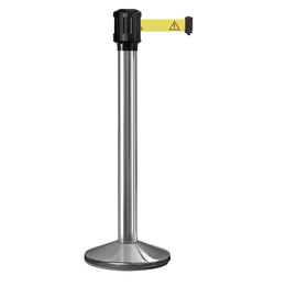 Poteau de guidage extérieur à sangle 4 m - Base lestée aluminium Ø80 mm