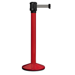 Poteau de guidage extérieur à sangle 4 m - Base lestée aluminium Ø80 mm