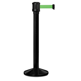 Poteau de guidage extérieur à sangle 4 m - Base lestée aluminium Ø80 mm