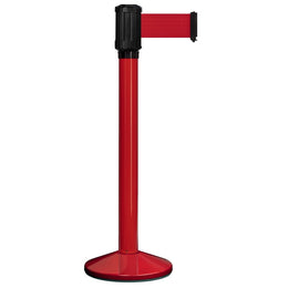 Poteau de guidage extérieur à sangle 4 m - Base lestée aluminium Ø80 mm