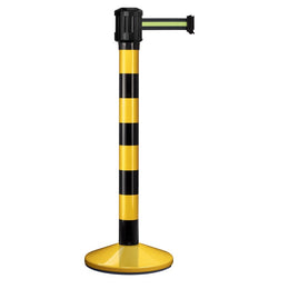 Poteau de guidage extérieur à sangle 4 m - Base lestée aluminium Ø80 mm