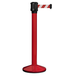 Poteau de guidage extérieur à sangle 4 m - Base lestée aluminium Ø80 mm