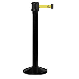 Poteau de guidage extérieur à sangle 4 m - Base lestée aluminium Ø80 mm
