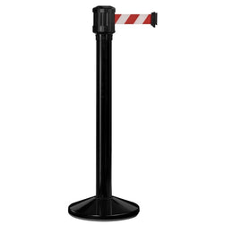 Poteau de guidage extérieur à sangle 4 m - Base lestée aluminium Ø80 mm