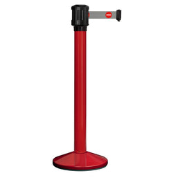 Poteau de guidage extérieur à sangle 4 m - Base lestée aluminium Ø80 mm