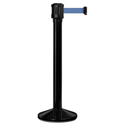 Poteau de guidage extérieur à sangle 4 m - Base lestée aluminium Ø80 mm