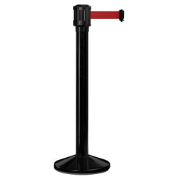 Poteau de guidage extérieur à sangle 4 m - Base lestée aluminium Ø80 mm
