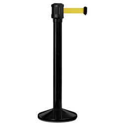 Poteau de guidage extérieur à sangle 4 m - Base lestée aluminium Ø80 mm