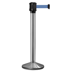 Poteau de guidage extérieur à sangle 4 m - Base lestée aluminium Ø80 mm