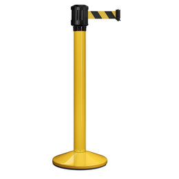 Poteau de guidage extérieur à sangle 4 m - Base lestée aluminium Ø80 mm