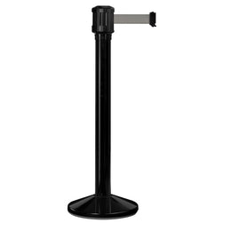 Poteau de guidage extérieur à sangle 4 m - Base lestée aluminium Ø80 mm