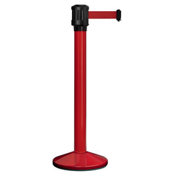 Poteau de guidage extérieur à sangle 4 m - Base lestée aluminium Ø80 mm