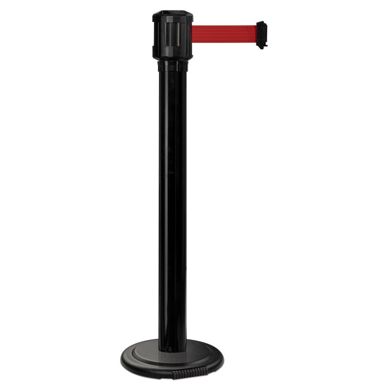 Poteau extérieur base lestée nomade à roulettes - longueur sangle 4m