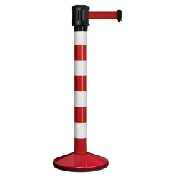Poteau de guidage extérieur à sangle 4 m - Base lestée aluminium Ø80 mm