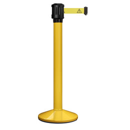 Poteau de guidage extérieur à sangle 4 m - Base lestée aluminium Ø80 mm
