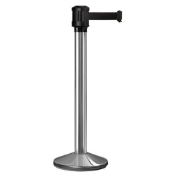 Poteau de guidage extérieur à sangle 4 m - Base lestée aluminium Ø80 mm