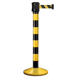 Poteau de guidage extérieur à sangle 4 m - Base lestée aluminium Ø80 mm