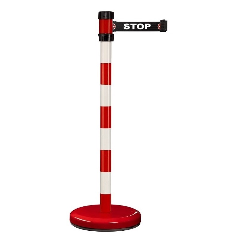 Poteau de balisage RS2 intérieur à sangle premium - sangle 2 m