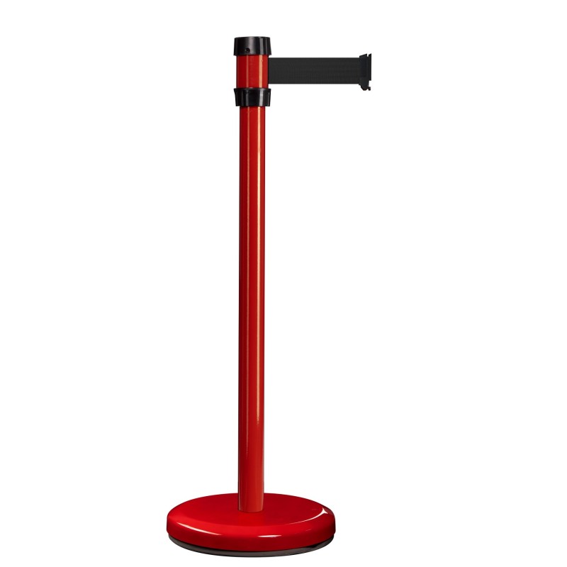 Poteau de balisage RS2 intérieur à sangle premium - sangle 2 m