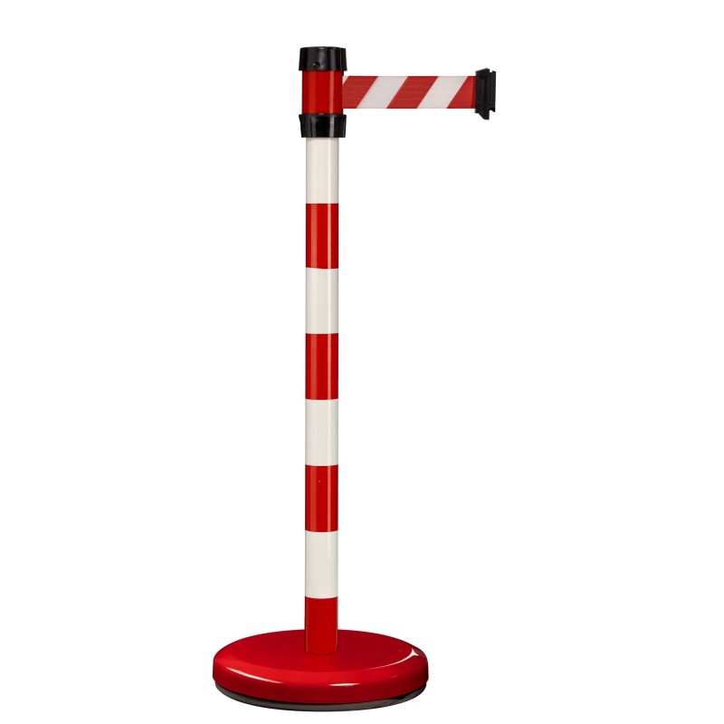 Poteau de balisage RS2 intérieur à sangle premium - sangle 2 m