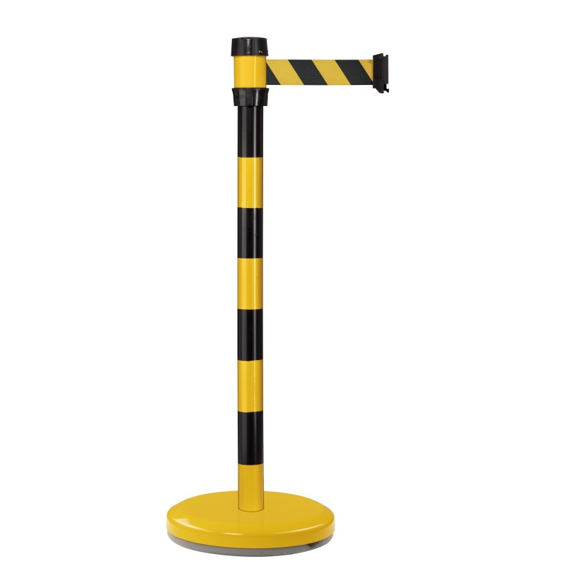 Poteau de balisage RS2 intérieur à sangle premium - sangle 2 m