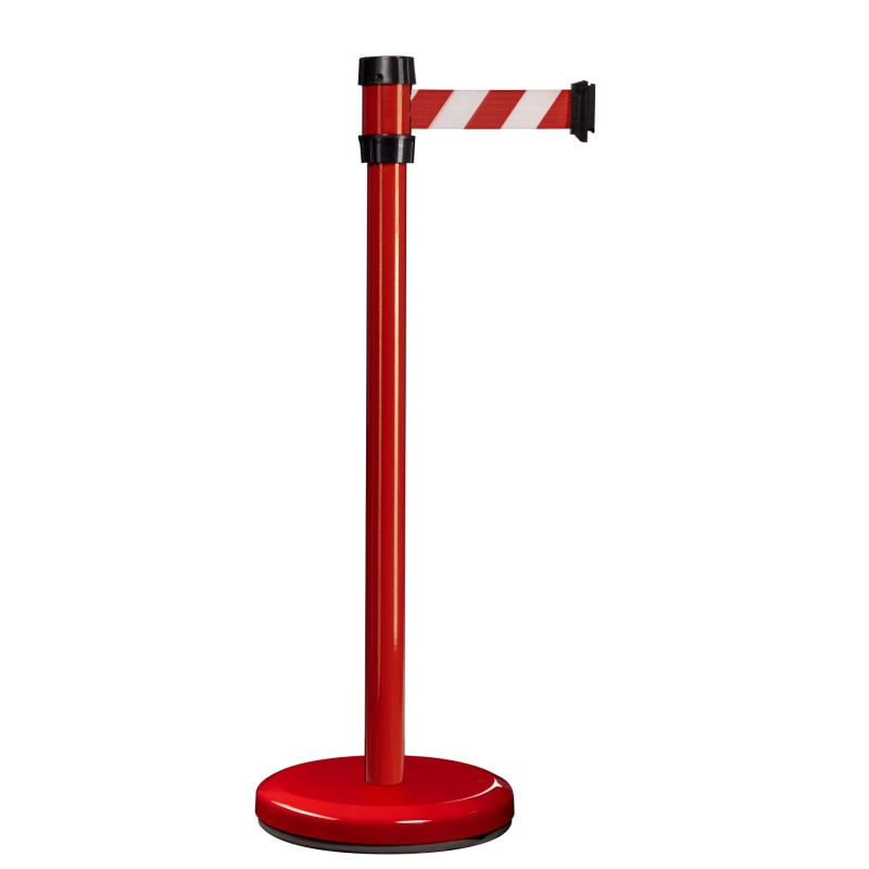 Poteau de balisage RS2 intérieur à sangle premium - sangle 2 m