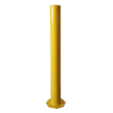 Poteau de protection acier galvanisé sur platine Ø159 mm