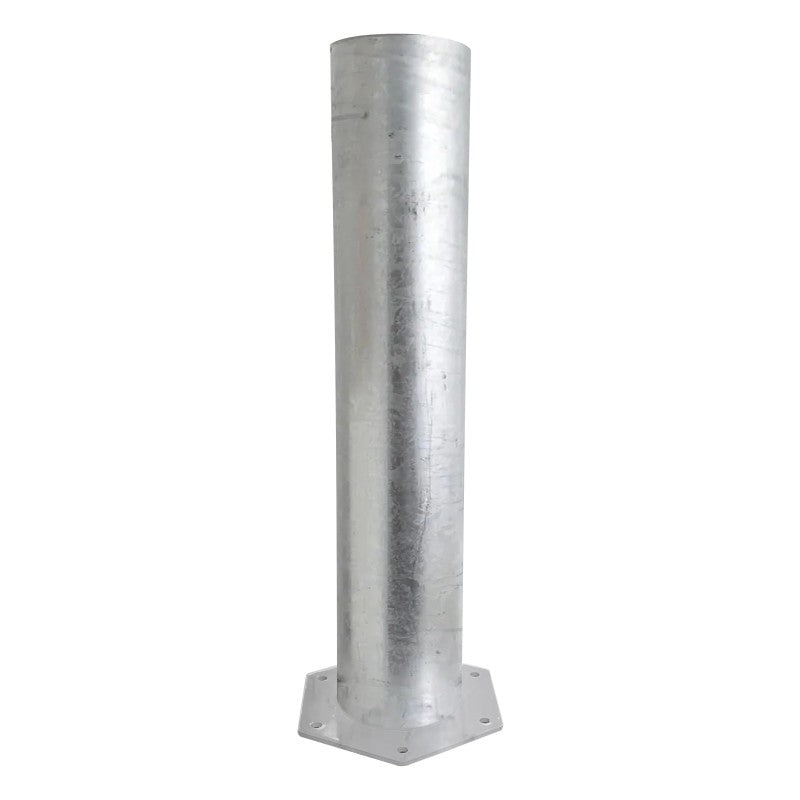 Poteau de protection acier galvanisé avec platine - 273mm