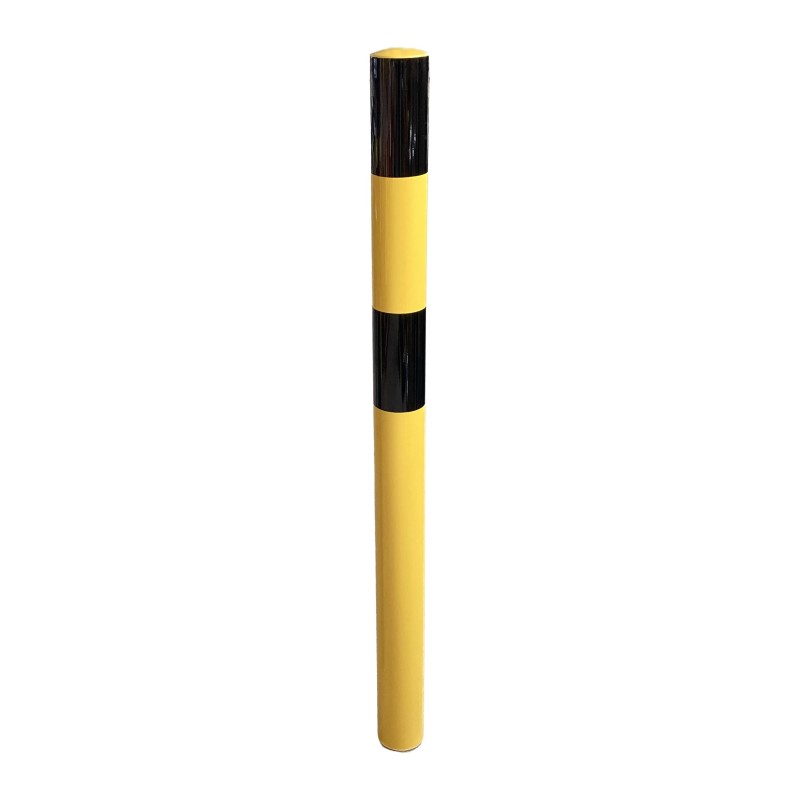 Poteau de protection acier galvanisé - diametre 76mm - à sceller