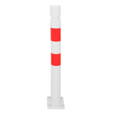 Poteau à mémoire de forme Ø80 mm sur platine - tête cylindrique