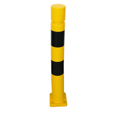 Poteau à mémoire de forme Ø100 mm sur platine - tête cylindrique