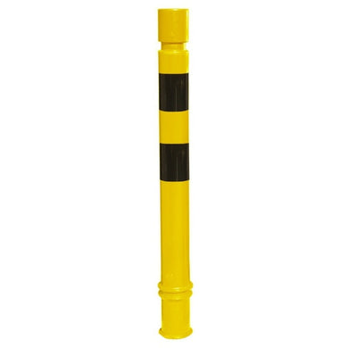 Poteau à mémoire de forme Ø100 mm à sceller - tête cylindrique