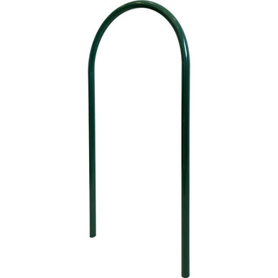 Épingle à vélo acier époxy – H 1 200 mm, vert ou noir, 2 places