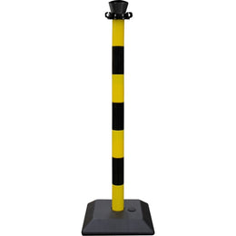 Poteau de balisage ABS en kit démontable – base à lester, multi-directions