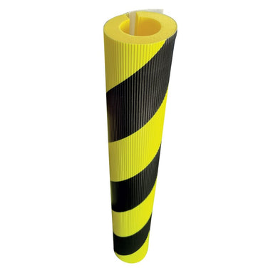 Protection de tuyaux en mousse EVA Ø60/80 – Noir/Jaune