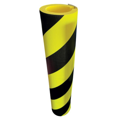 Protection de tuyaux en mousse EVA Ø60/80 – Noir/Jaune