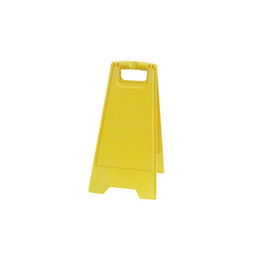 Chevalet de signalisation de danger en polypropylène jaune - 640 mm