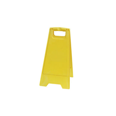 Chevalet de signalisation de danger en polypropylène jaune - 640 mm