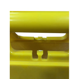 Chevalet de signalisation de danger en polypropylène jaune - 640 mm