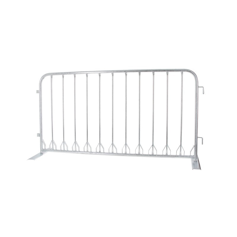 Barrière 2 m pour 11 vélos Mobile avec pieds amoible