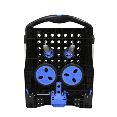 Chariot repliable porte bac -  alu + PP