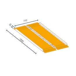 Rampe PMR transportable en aluminium pliable