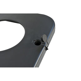Base supplémentaire lestée pour cône de signalisation - thermoplastique, Ø270mm, anti-renversement