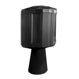 Boîtier récepteur pour enrouleur de sangle avec adaptateur cône - étanche, 3 sangles, panneau