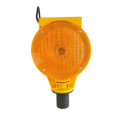 Lampe solaire LED avec adaptateur pour cône - panneau 35W, 120h autonomie, visible à 500m