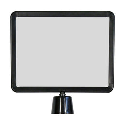 Porte-affiche A3 avec adaptateur pour cône - ABS/PMMA, recto-verso, portrait ou paysage