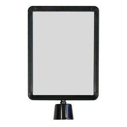 Porte-affiche A3 avec adaptateur pour cône - ABS/PMMA, recto-verso, portrait ou paysage
