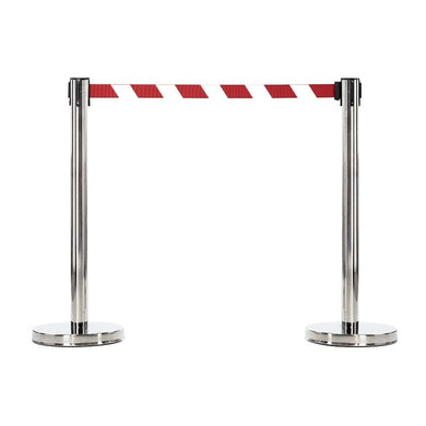 Poteau de file d'attente à sangle 3m